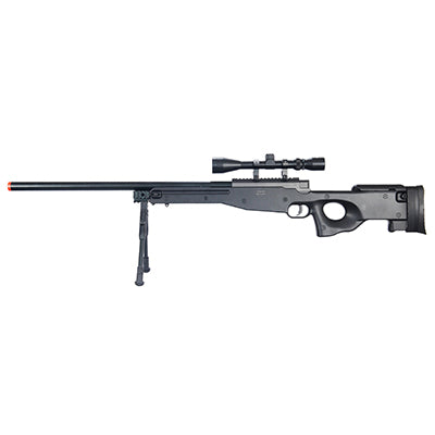 WELLFIRE AIRSOFT L96 AWP SNIPER RIFLE W/ SCOPE AND BIPOD - ssairsoft.com