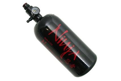 Ninja HPA Tank 48/300 Aluminum-Black - ssairsoft.com