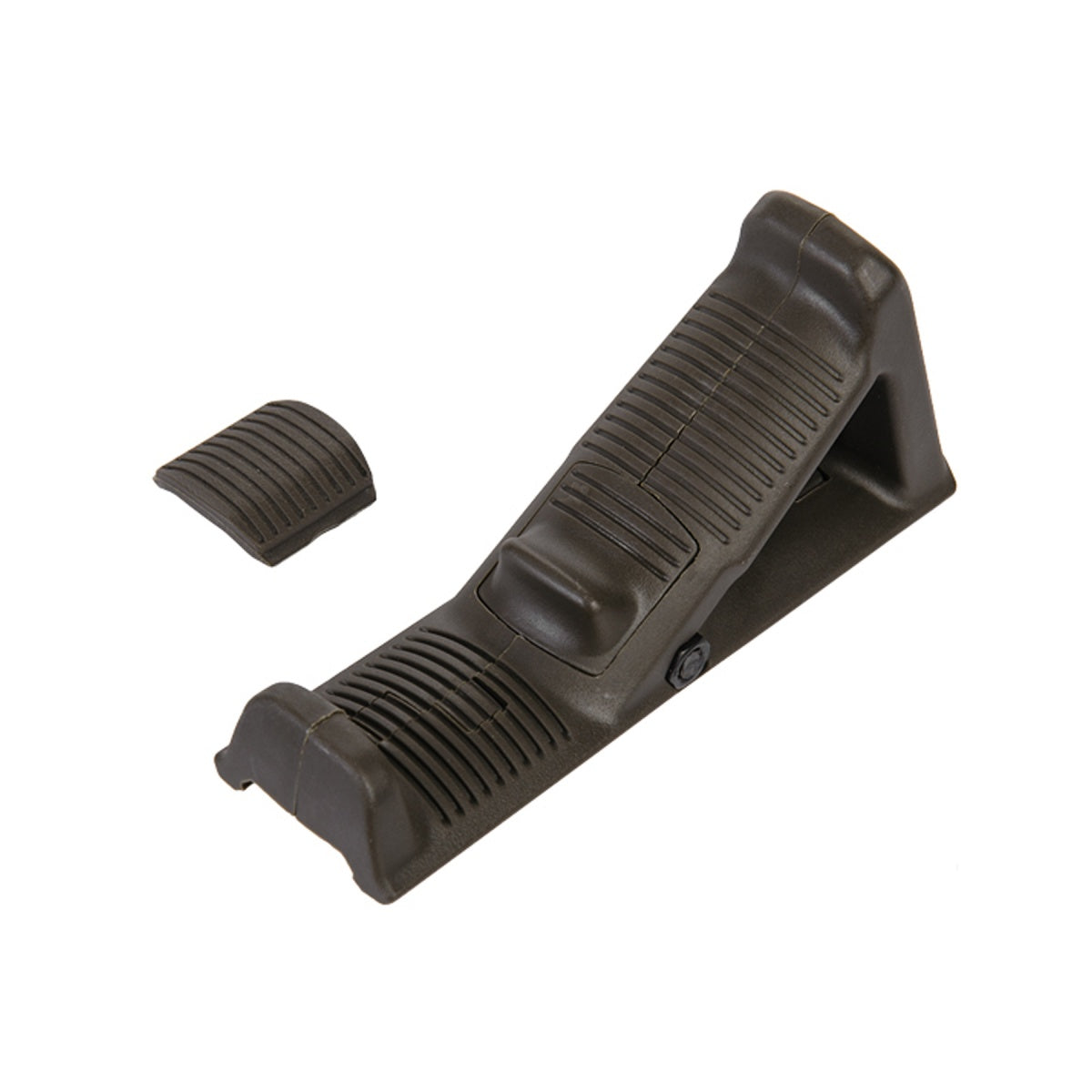 REINFORCED COMPACT POLYMER PICATINNY ANGLED FOREGRIP (OD Green) - ssairsoft