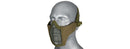 Lancer Tactical AC-642G Wosport Steel Mesh Nylon Lower Face Mask (Green) - ssairsoft.com