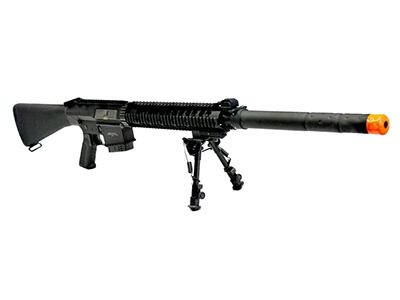 G&G Top Tech GR25 Full Metal Sniper Rifle w/ Mock Suppressor - ssairsoft.com