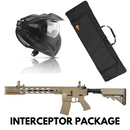 Lancer Tactical Gen 2 M4 Airsoft Interceptor Package Bundle (Tan) - ssairsoft