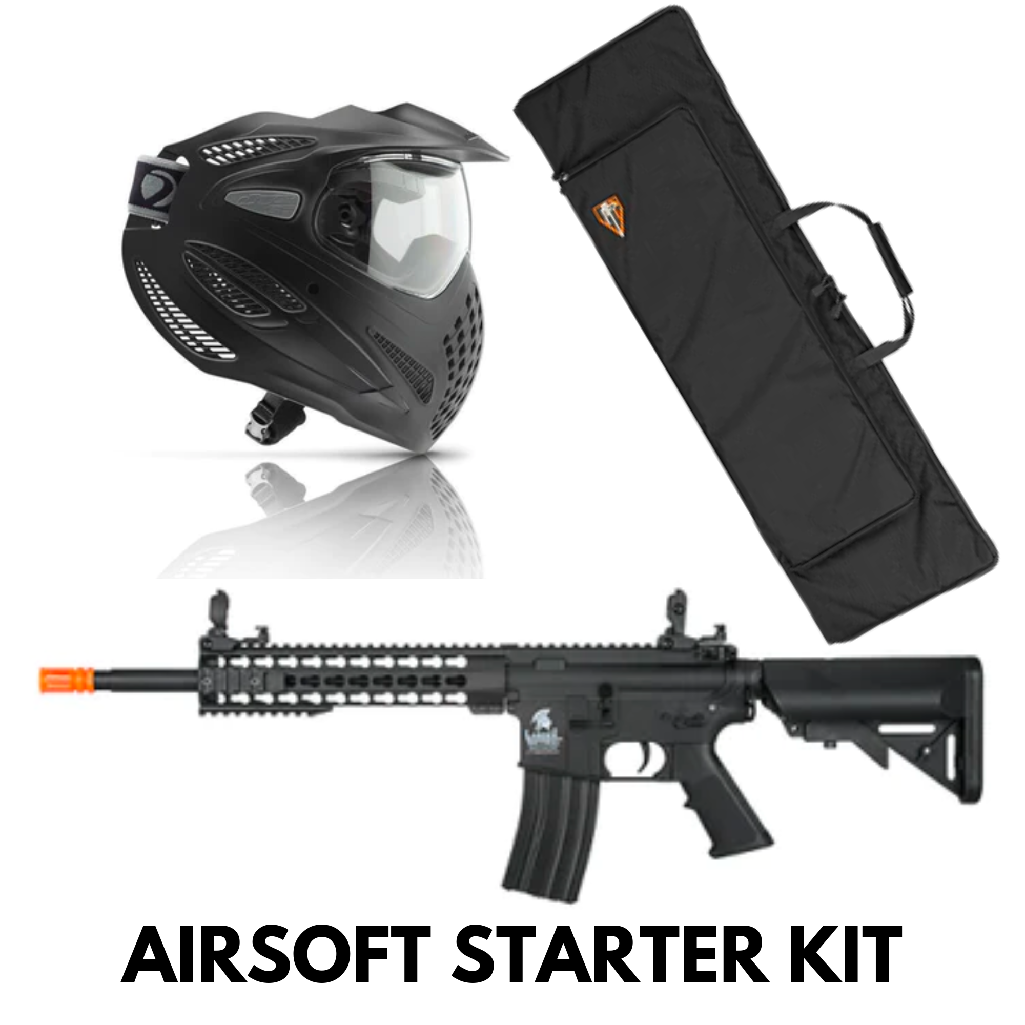 SS Airsoft Starter Kit (Black) - ssairsoft