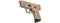 ICS BLE XPD Compact Personal Defender Pistol (Tan) - ssairsoft.com