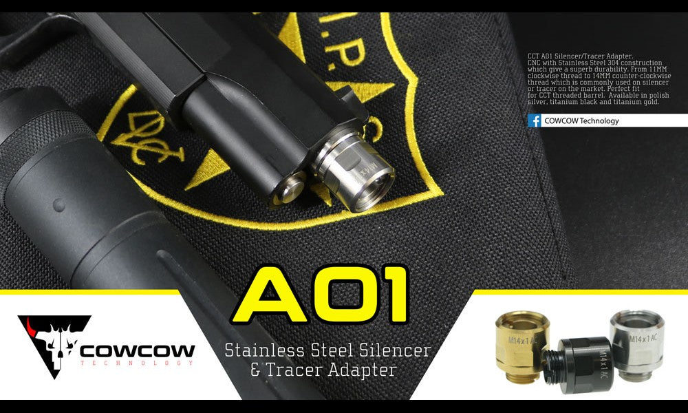 CowCow Technology A01 Silencer / Tracer Adapter - ssairsoft.com
