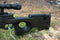 WELLFIRE AIRSOFT L96 FLUTED BOLT ACTION ILLUMINATED SCOPE RIFLE - BLACK - ssairsoft.com