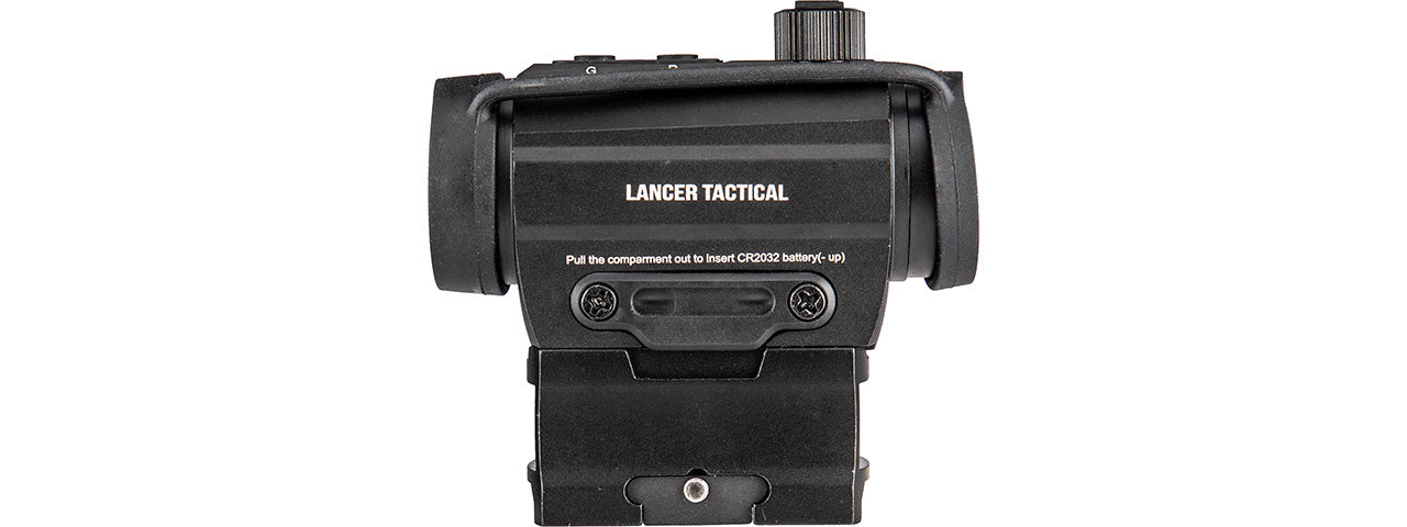 Lancer Tactical Red/Green Dot Reflex Sight w/ Riser (BLACK)