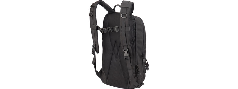 Lancer Tactical 1000D EDC Commuter MOLLE Backpack w/ Concealed Holder (BLACK) - ssairsoft.com