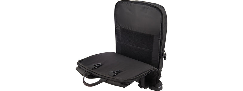 Lancer Tactical 1000D EDC Commuter MOLLE Backpack w/ Concealed Holder (BLACK) - ssairsoft.com