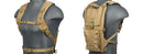 Lancer Tactical 1000D NYLON LIGHTWEIGHT HYDRATION BACKPACK TAN - ssairsoft.com