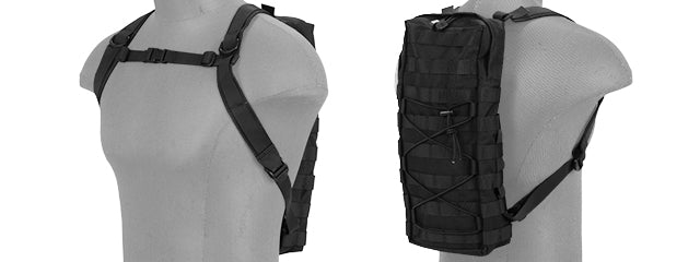 Lancer Tactical Nylon Molle Attachable Hydration Backpack - ssairsoft