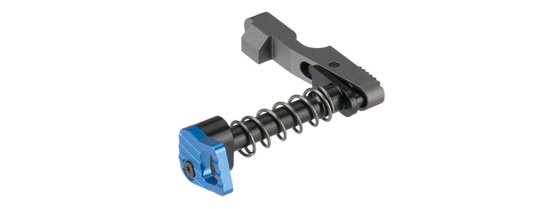 Lancer Tactical Extended Mag Release for Airsoft M4 (BLUE)