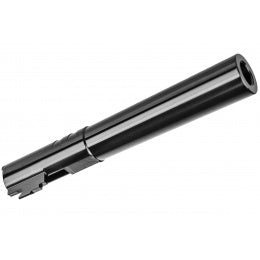 Stainless Steel Threaded Outer Barrel for 5.1 Hi-Capa Pistols (Black) - ssairsoft.com