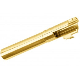 Stainless Steel Threaded Outer Barrel for 5.1 Hi-Capa Pistols (Gold) - ssairsoft.com