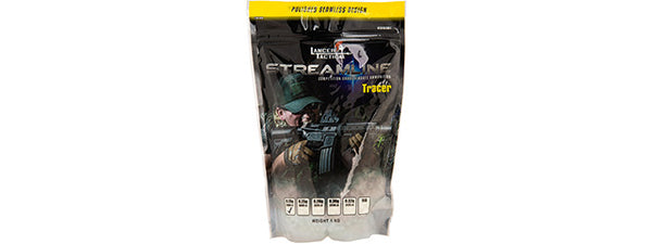 Lancer Tactical Streamline 0.25g Tracer BBs 4000 Count - ssairsoft.com