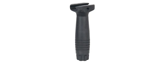 NYLON POLYMER VERTICAL PICATINNY AIRSOFT FOREGRIP (BLACK) - ssairsoft.com