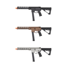 Zion Arms R&D Precision Licensed PW9 Mod 1 Long Rail Airsoft Rifle with Delta Stock - ssairsoft