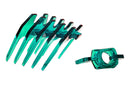 GEL BLASTER SURGE CUSTOM TIP AND FIN PACK Teal Green - ssairsoft