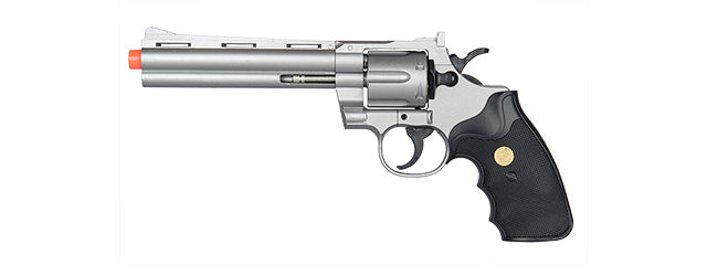 G36S UK Arms Spring Revolver Pistol (Silver) - ssairsoft.com