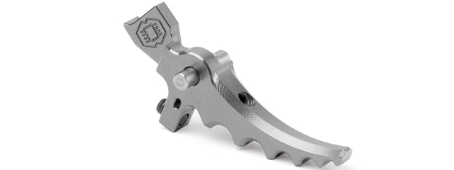 Gate Nova 2C1 CNC Machined Aluminum Adjustable Trigger (Color: Silver) - ssairsoft.com
