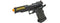 Golden Eagle 3339 OTS .45 Hi-Capa Gas Blowback Pistol w/ Hive Vented Slide & Standard Grip Stippling (Color: Black / Gold Barrel) - ssairsoft.com