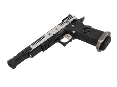 AW Custom HX24 "Wind Velocity" IPSC Gas Blowback Airsoft Pistol (Color: Two-Tone) - ssairsoft.com