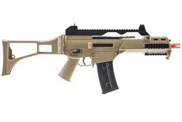 Elite Force Airsoft H&K G36C Competition Series Airsoft AEG Rifle by Umarex Tan - ssairsoft.com