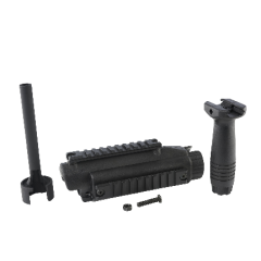 Elite Force H&K Railed Handguard Kit w/ Metal Outer Barrel & Vertical Grip for MP5 - ssairsoft.com