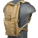 Lancer Tactical 1000D NYLON LIGHTWEIGHT HYDRATION BACKPACK TAN - ssairsoft.com