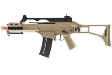 Elite Force Airsoft H&K G36C Competition Series Airsoft AEG Rifle by Umarex Tan - ssairsoft.com