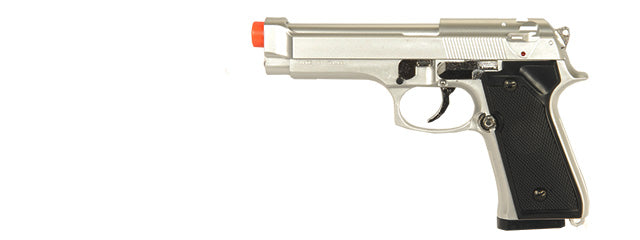 HFC HA-118S Premium Spring Tactical Tactical Airsoft Pistol (Color: Silver) - ssairsoft.com