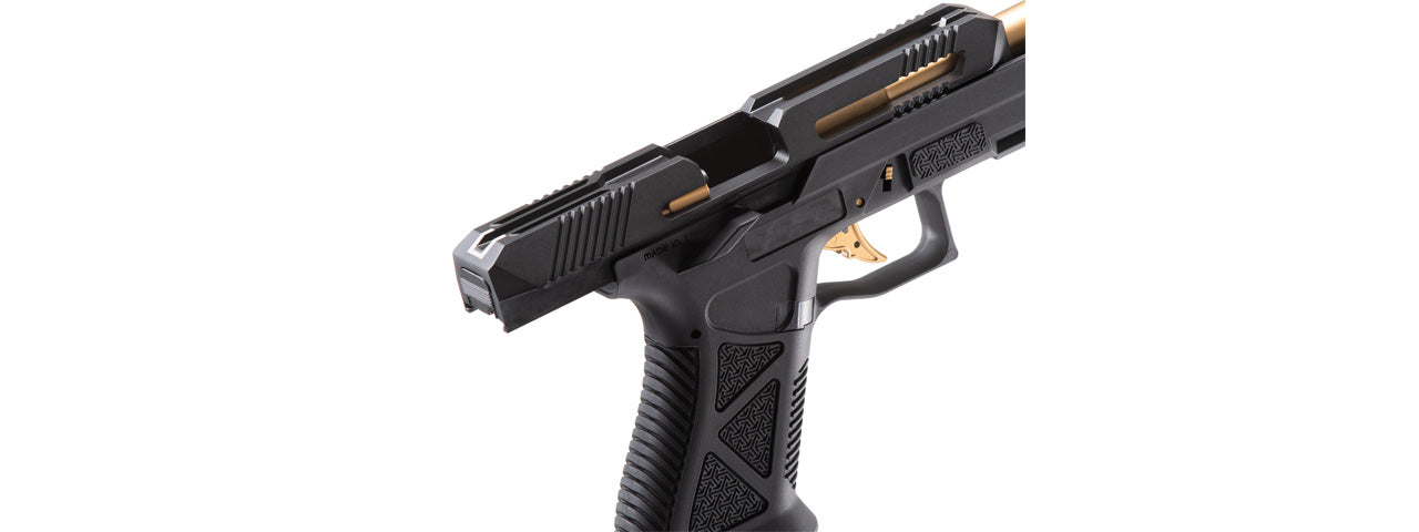 HFC HG-282ASB Tactical Gas Blowback Pistol (Color: Black) - ssairsoft.com