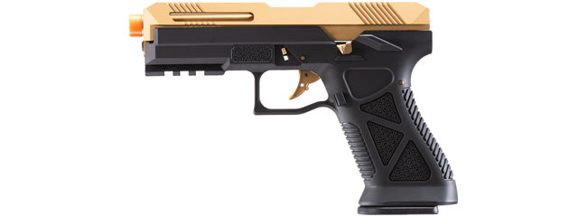 HFC HG-282SGB Tactical Gas Blowback Pistol (Color: Gold/Black) - ssairsoft.com