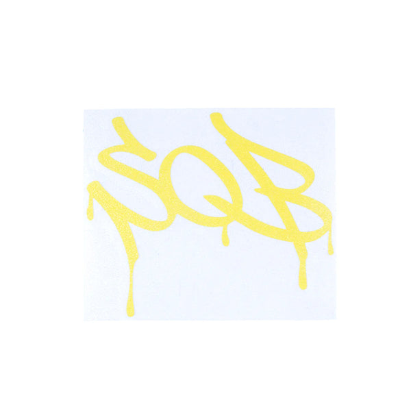 SPEEDQB  HANDSTYLE DECAL - YELLOW - ssairsoft