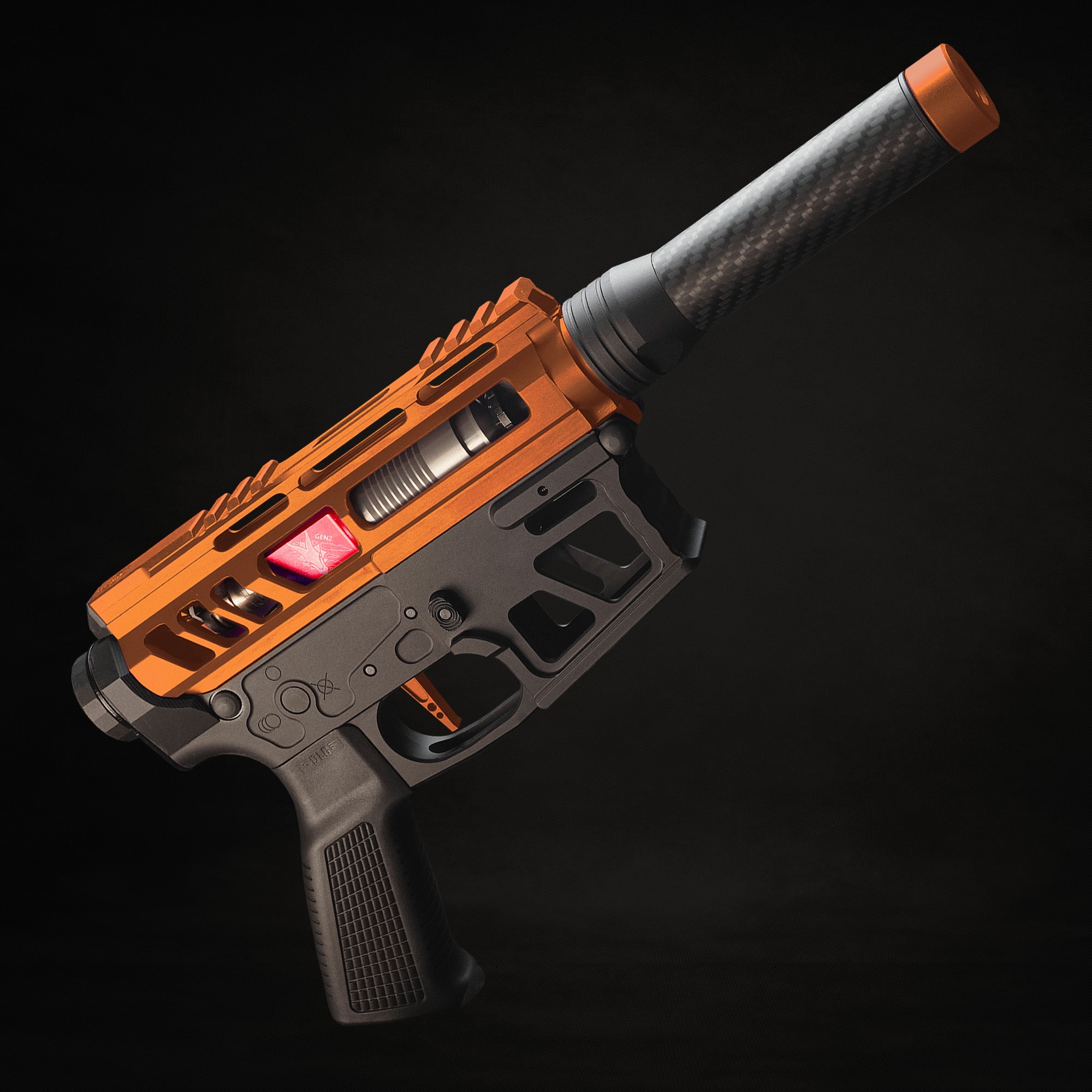 Wolverine Airsoft Heretic Labs Article I Torch Orange, Amethyst Purple, Midnight Black I - ssairsoft