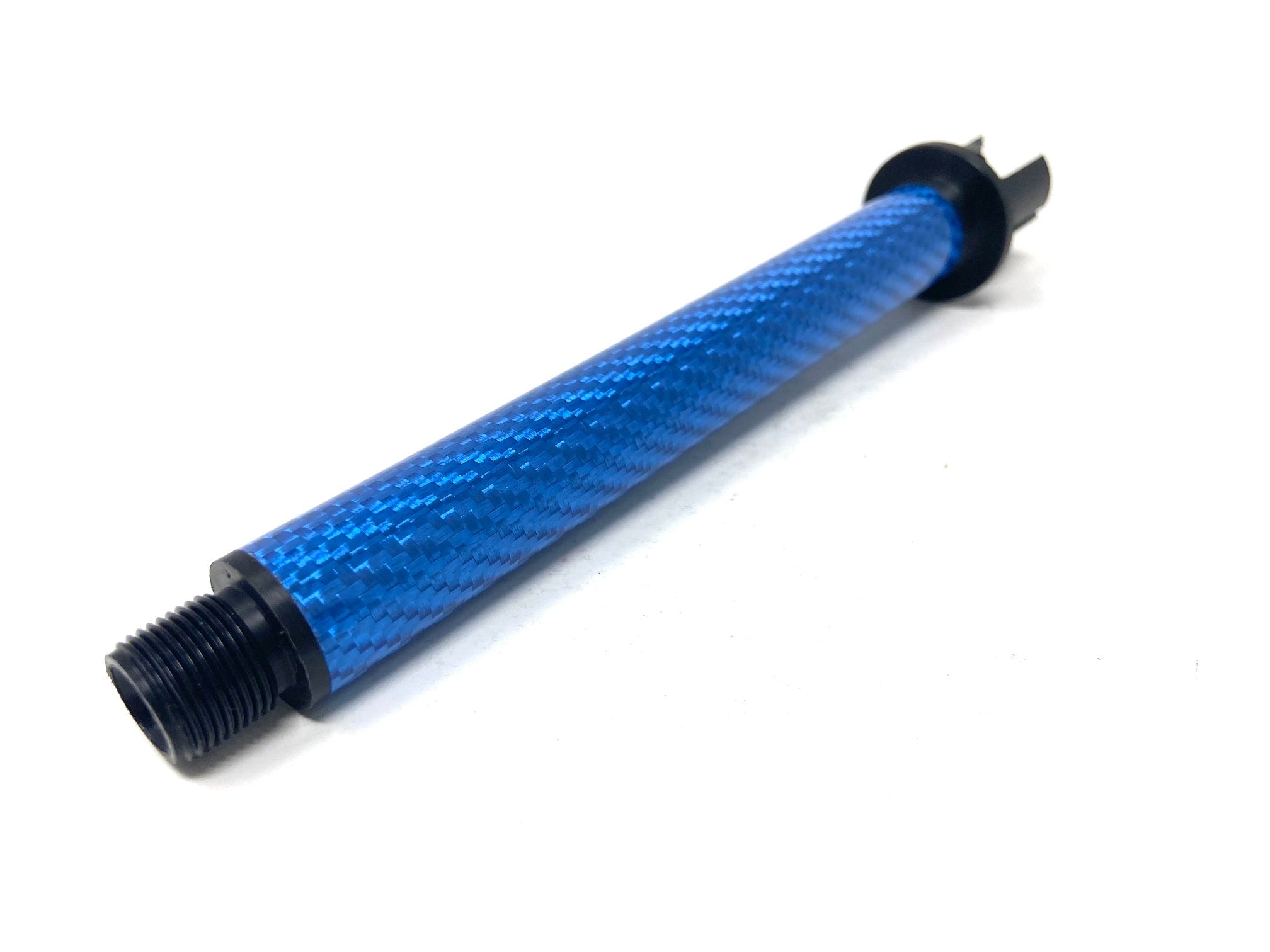 This MAC Custom Airosft XL Pom carbon fiber outer barrel is the perfect, lightweight alternative to standard ste.  Fits most M4 style rifles.  This model is the 7" version.  This replaces your stock outer barrel for easy installation.  Deck out your custom gun today with the newest aftermarket accessories in the game! Let's Get It!