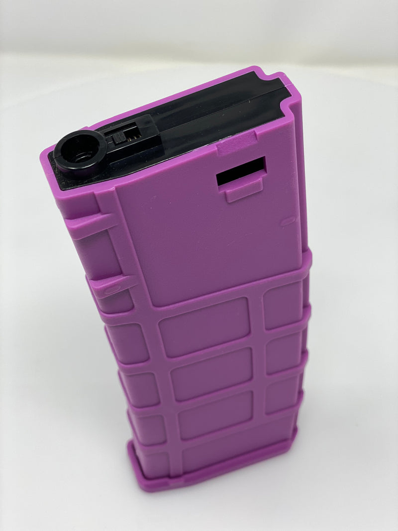 Lonex 200rd Polymer M4 / M16 AEG Mid Capacity Magazine Purple 6 pack - ssairsoft.com