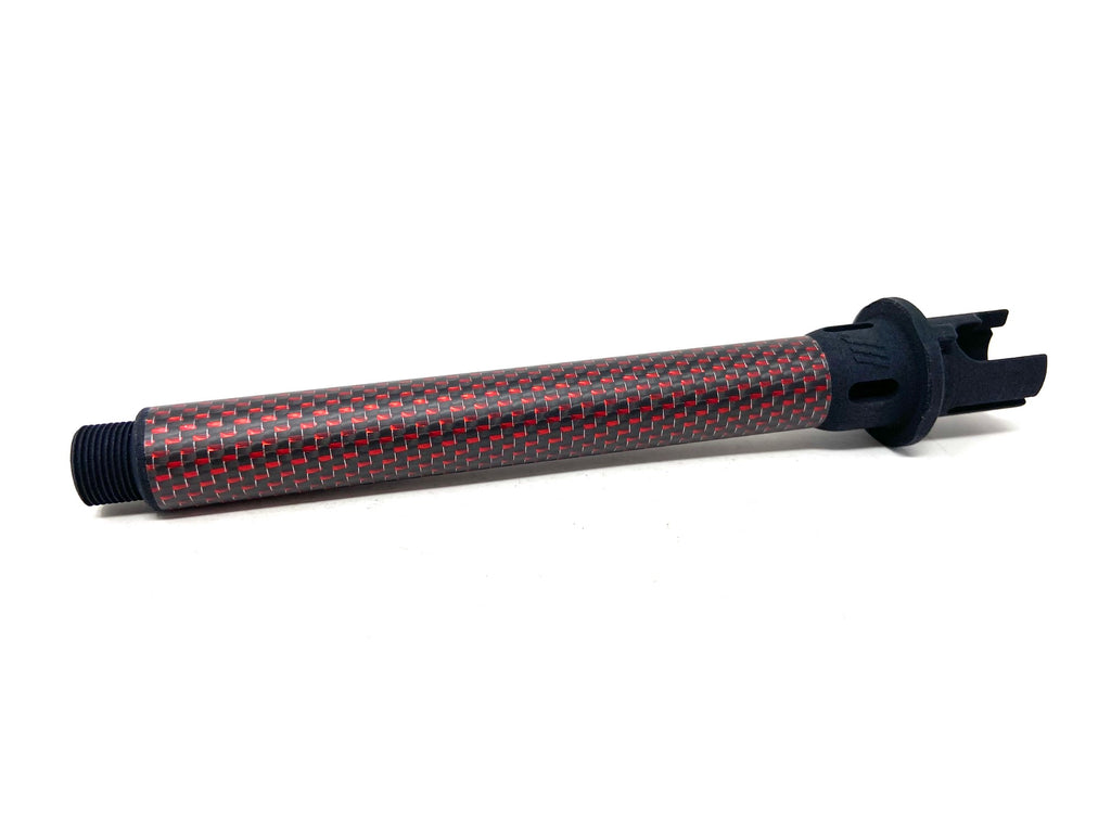 Monk Customs 7" Red Carbon Fiber Outer Barrel Forend SS Airsoft