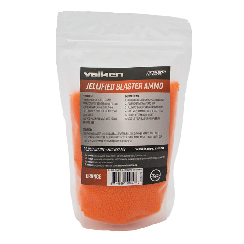 Valken Gel Blaster Ammo - 35,000ct Orange