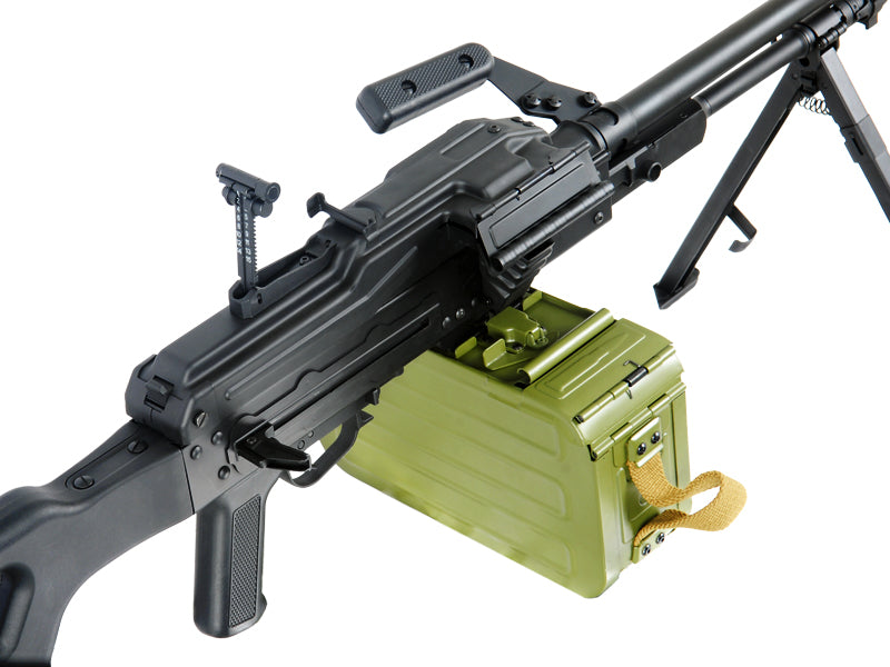 M249, M60, PKM : Mitrailleuse airsoft RPK-1101 - tout métal, bois