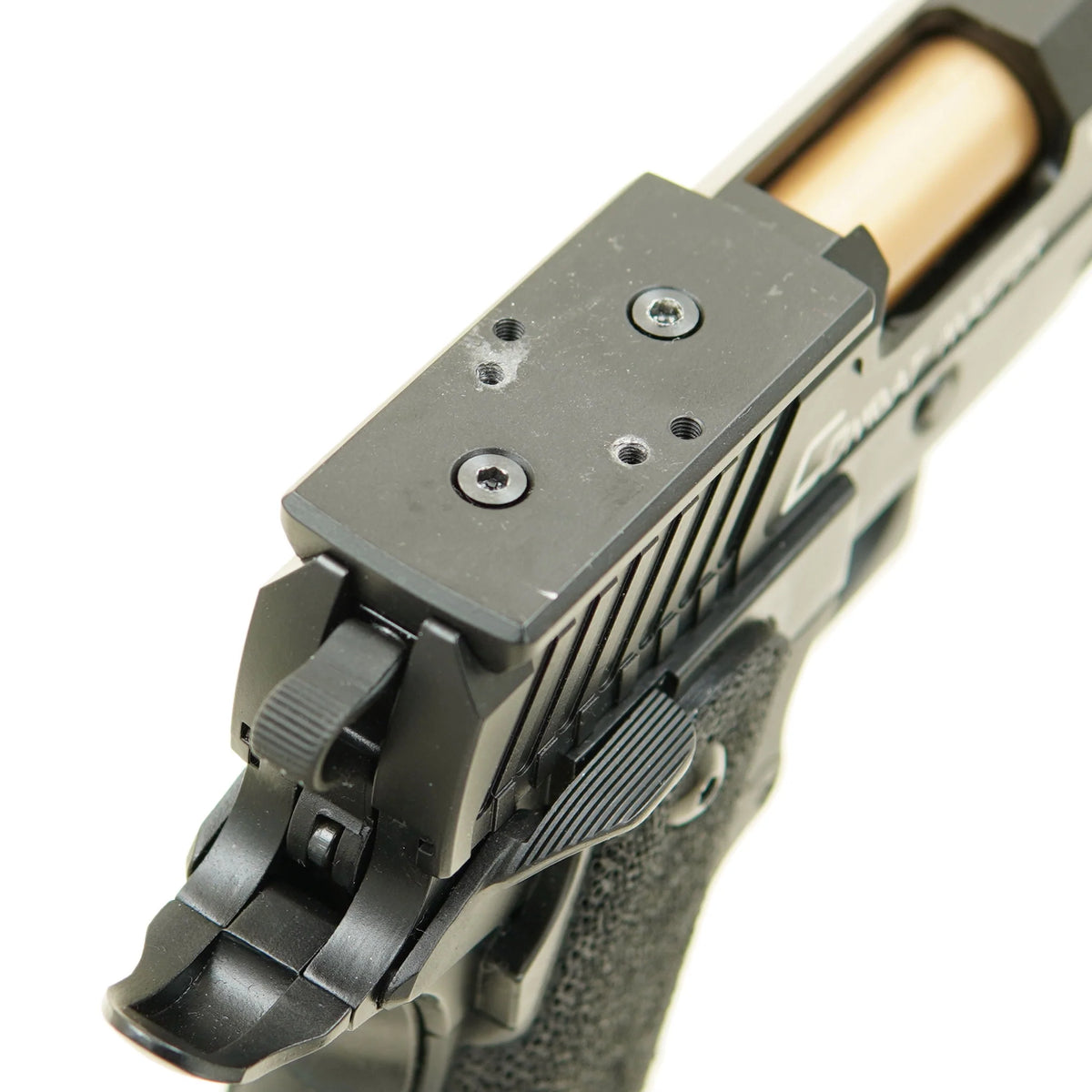 Hi Capa Rmr Mount TTI Combat Master Alpha Hi-Capa by JAG Arms Airsoft Pistol (Green Gas)