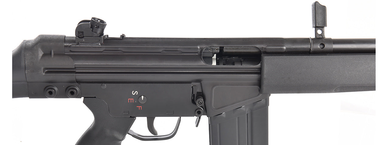 LCT LC-3A3 Full Size AEG Airsoft Rifle w/ Slim Handguard (Black)