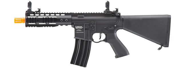 Lancer Tactical Proline 7" KeyMod Airsoft AEG Rifle w/ Stubby Stock (Color: Black)