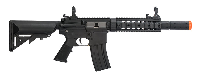 Lancer Tactical -15BL-G2 AIRSOFT LOW FPS POLYMER GEN 2 SD AEG RIFLE (BLACK) - ssairsoft.com