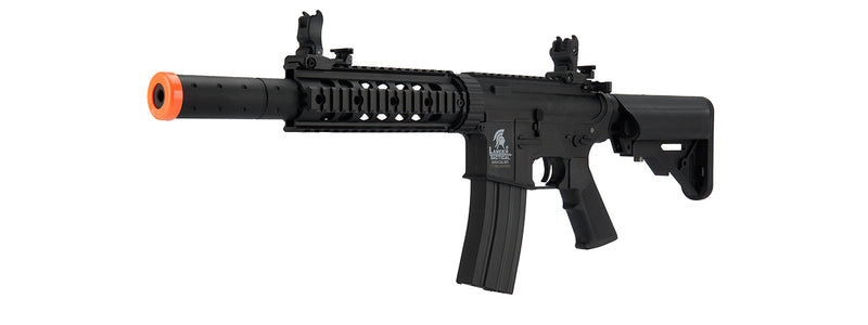 Lancer Tactical -15BL-G2 AIRSOFT LOW FPS POLYMER GEN 2 SD AEG RIFLE (BLACK) - ssairsoft.com