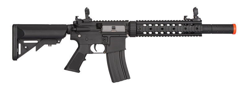 Lancer Tactical LT-15CB-G2 NYLON POLYMER M4 GEN 2 SD AEG AIRSOFT RIFLE (BLACK) - ssairsoft.com