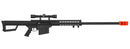 LT M82 Replica airsoft 6mm SPRING BOLT ACTION SNIPER RIFLE W/ SCOPE (BLACK) - ssairsoft.com