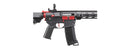 Lancer Tactical Gen 3 M4 SPR Interceptor Airsoft AEG Rifle Black with Red Accents - ssairsoft