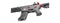 Lancer Tactical Gen 3 M4 SPR Interceptor Airsoft AEG Rifle Black with Red Accents - ssairsoft