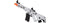 Lancer Tactical Enforcer NEEDLETAIL Skeleton AEG w/ Alpha Stock (WHITE/BLACK) - ssairsoft.com